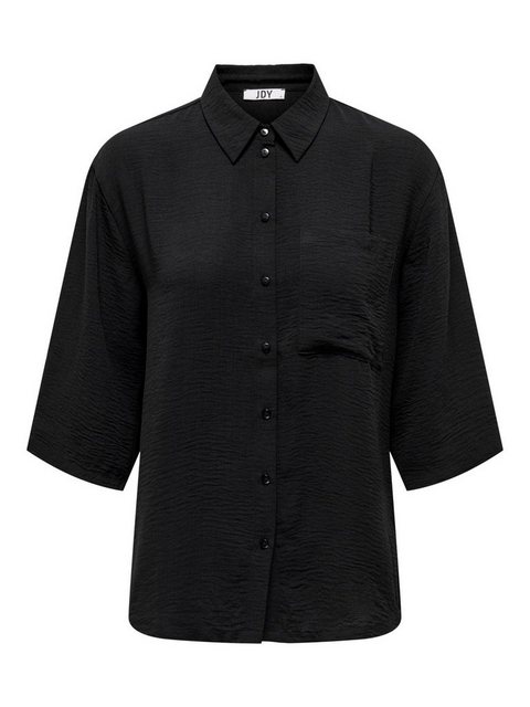 JACQUELINE de YONG Blusenshirt 3/4 Arm Hemd in Knitteroptik Blusen Oberteil günstig online kaufen