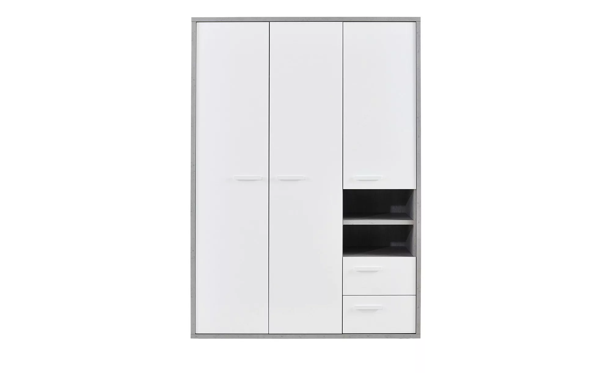 Kleiderschrank  Mipiace - weiß - 153,5 cm - 216,4 cm - 63,7 cm - Sconto günstig online kaufen