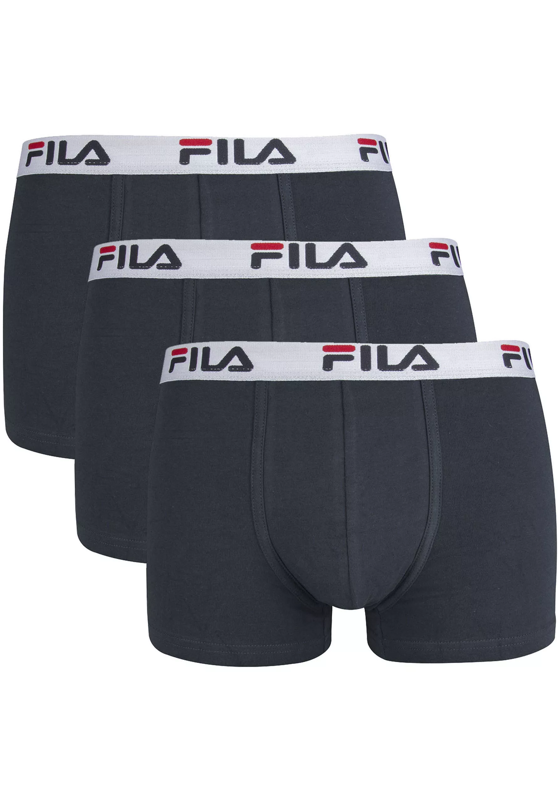 Fila Boxershorts, (Packung, 3 St.), mit elastischem Logobund günstig online kaufen