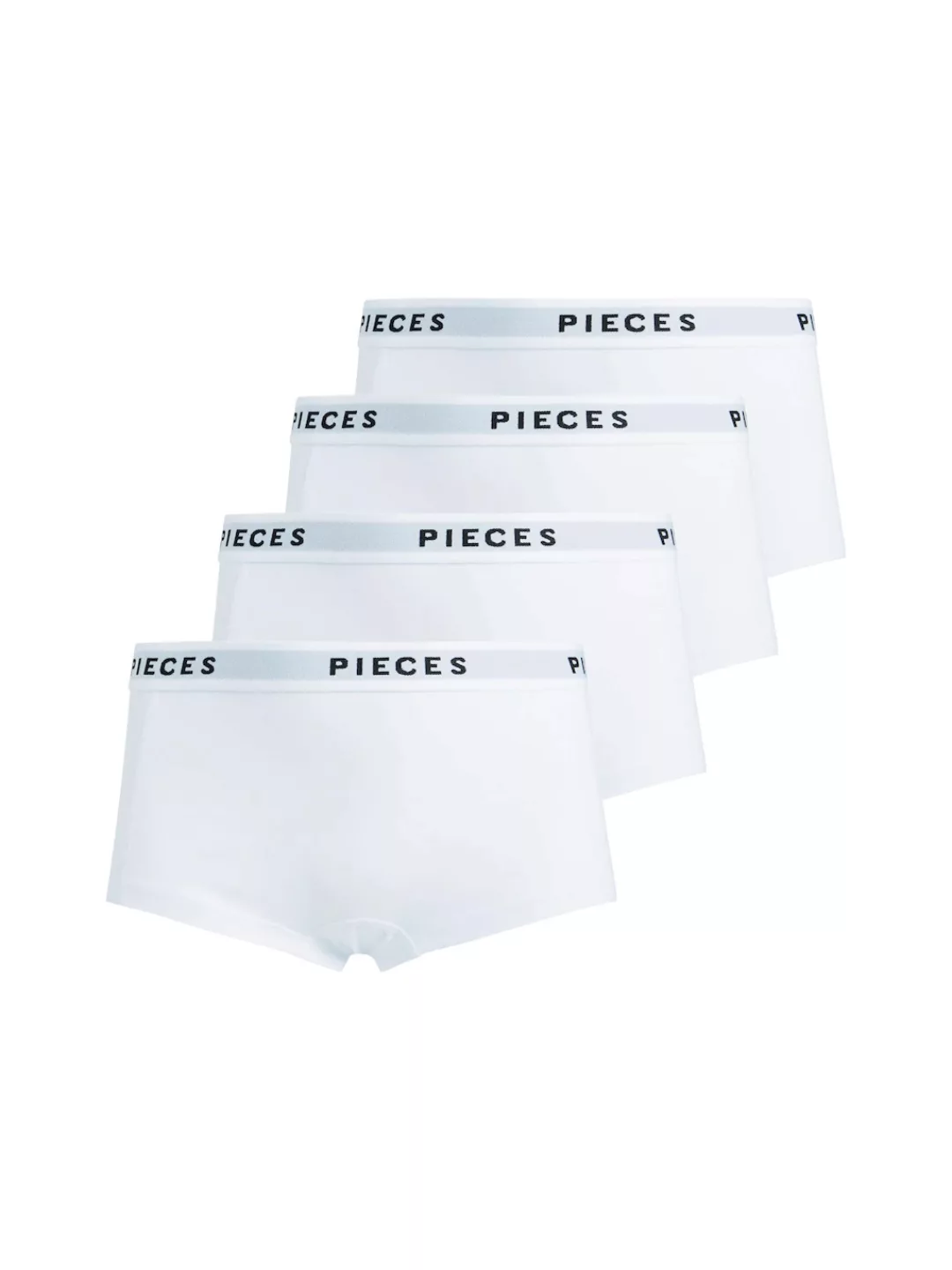 pieces Hipster "PCLOGO LADY 4 PACK SOLID NOOS BC", (Packung, 4 St., 4er-Pac günstig online kaufen