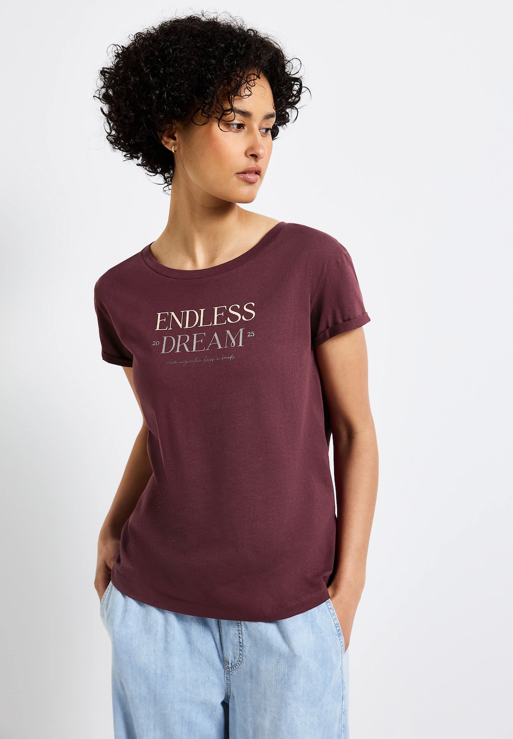 STREET ONE T-Shirt, mit Rundhalsausschnitt günstig online kaufen