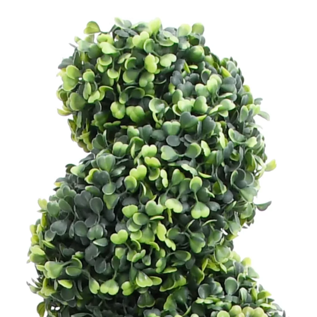 Künstlicher Buchsbaum Mit Topf Spiralform Grün 117 Cm günstig online kaufen