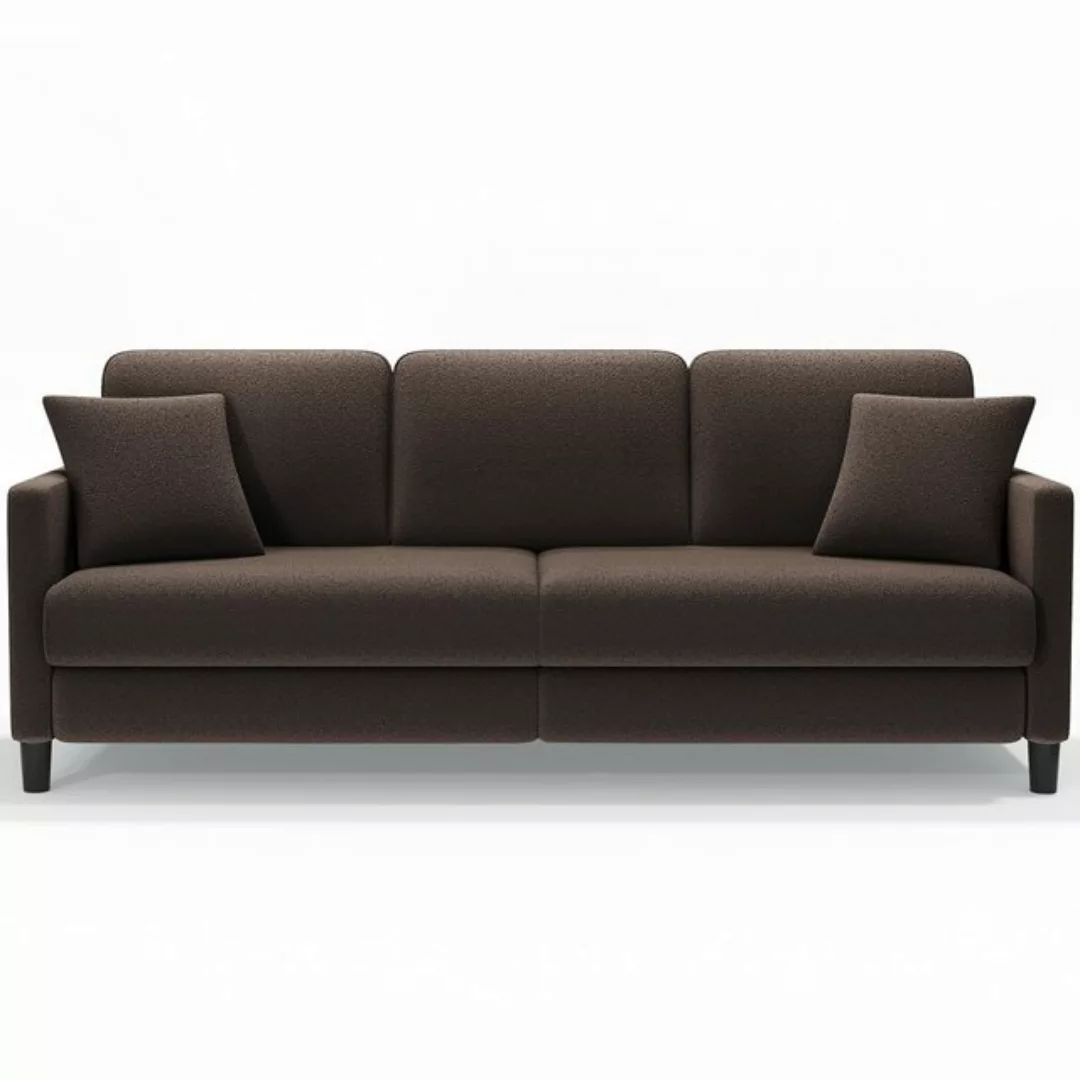 NAIMP Big-Sofa 2/3-SitzerTeddy Fleece Werkzeugfreier Aufbau Sofas für Wohnz günstig online kaufen