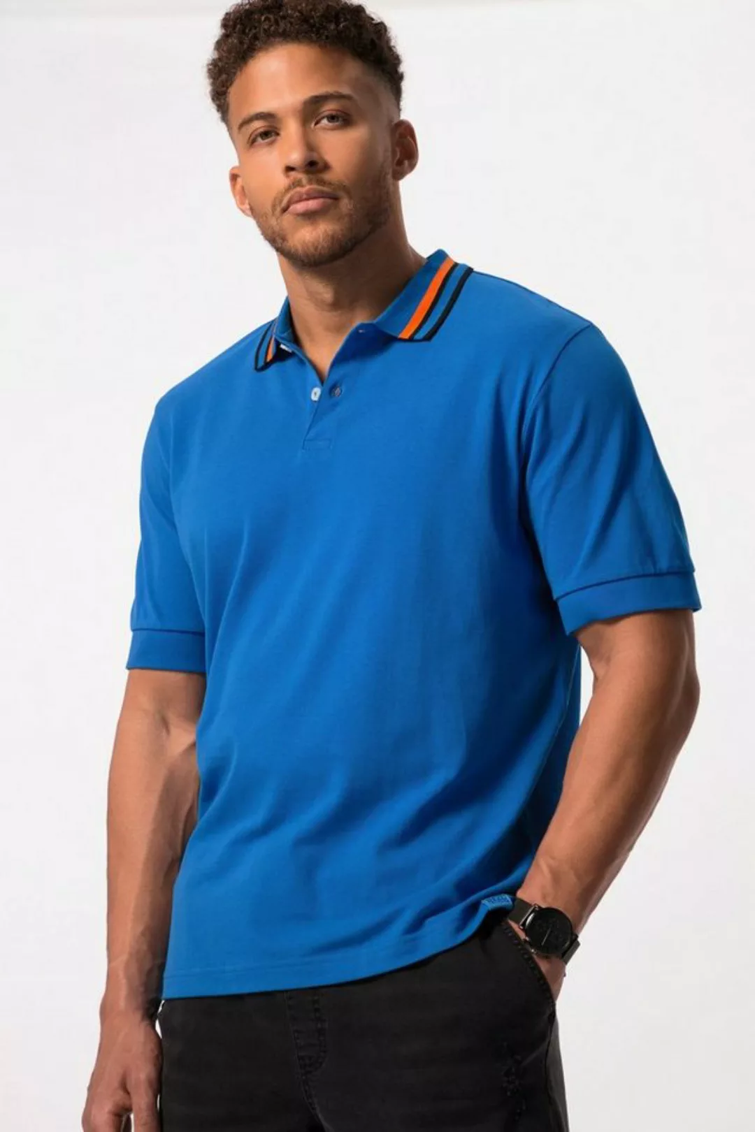 STHUGE Poloshirt STHUGE Poloshirt Halbarm Piqué bis 8 XL günstig online kaufen