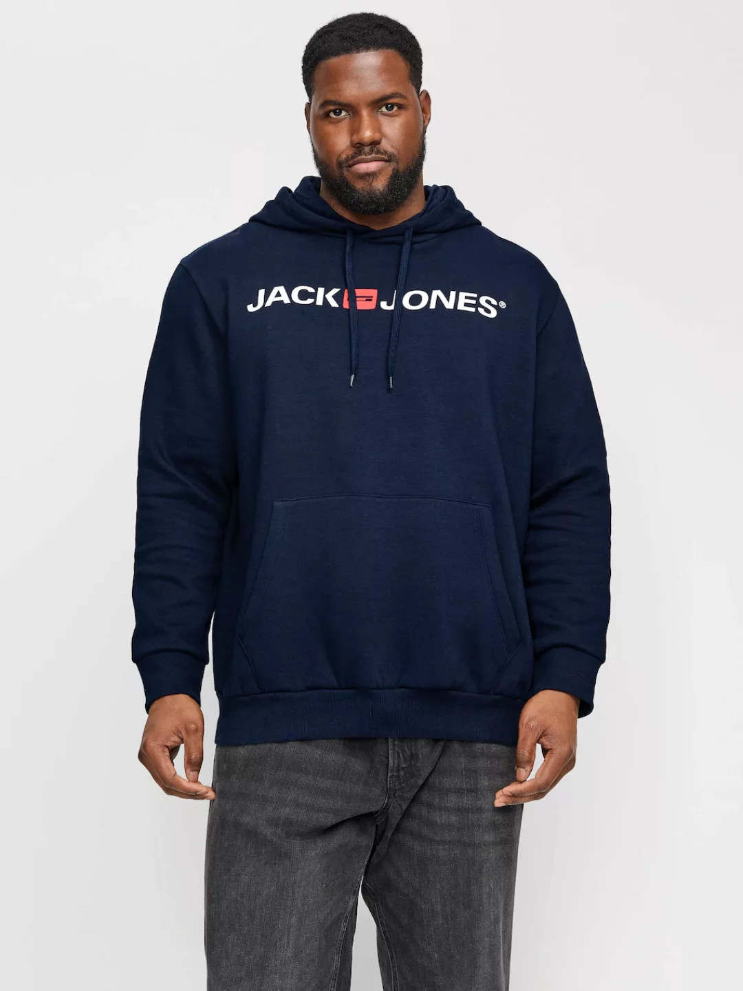 Jack & Jones PlusSize Kapuzensweatshirt JJECORP OLD LOGO SWEAT HOOD NOOS PL günstig online kaufen