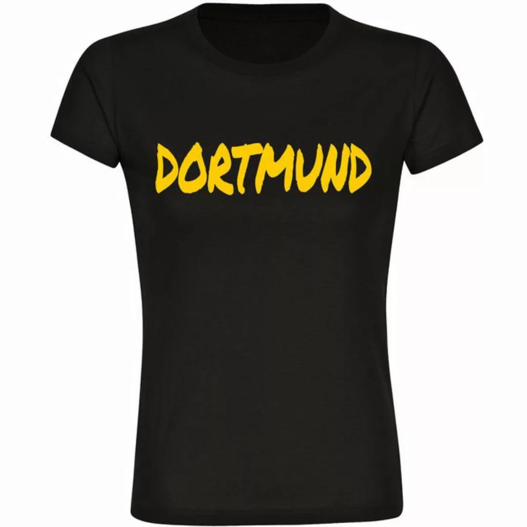 multifanshop T-Shirt Damen Dortmund - Textmarker - Frauen günstig online kaufen