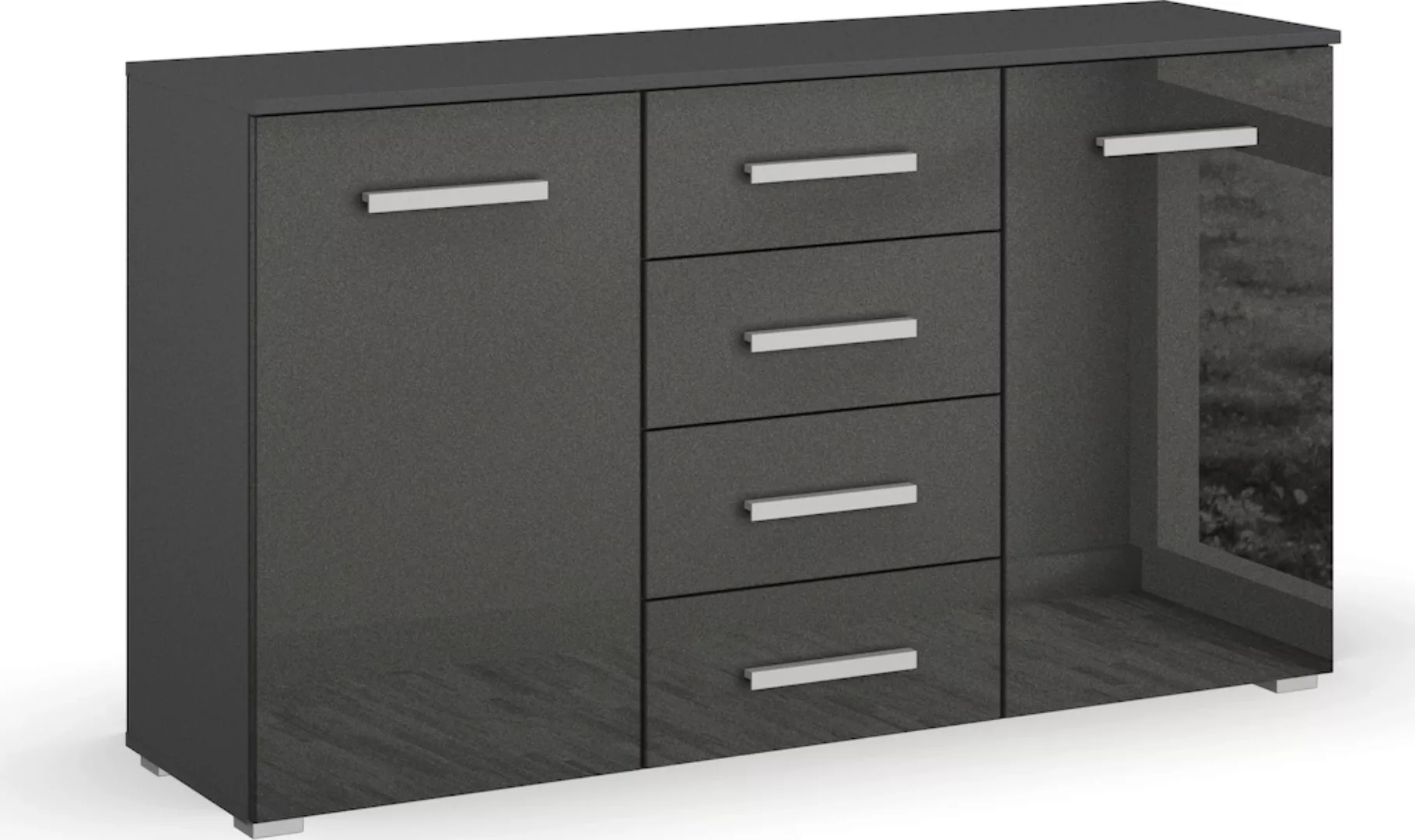 rauch Schubkastenkommode "Sideboard Kommode Kombikommode KOLUNA mit Hochgla günstig online kaufen