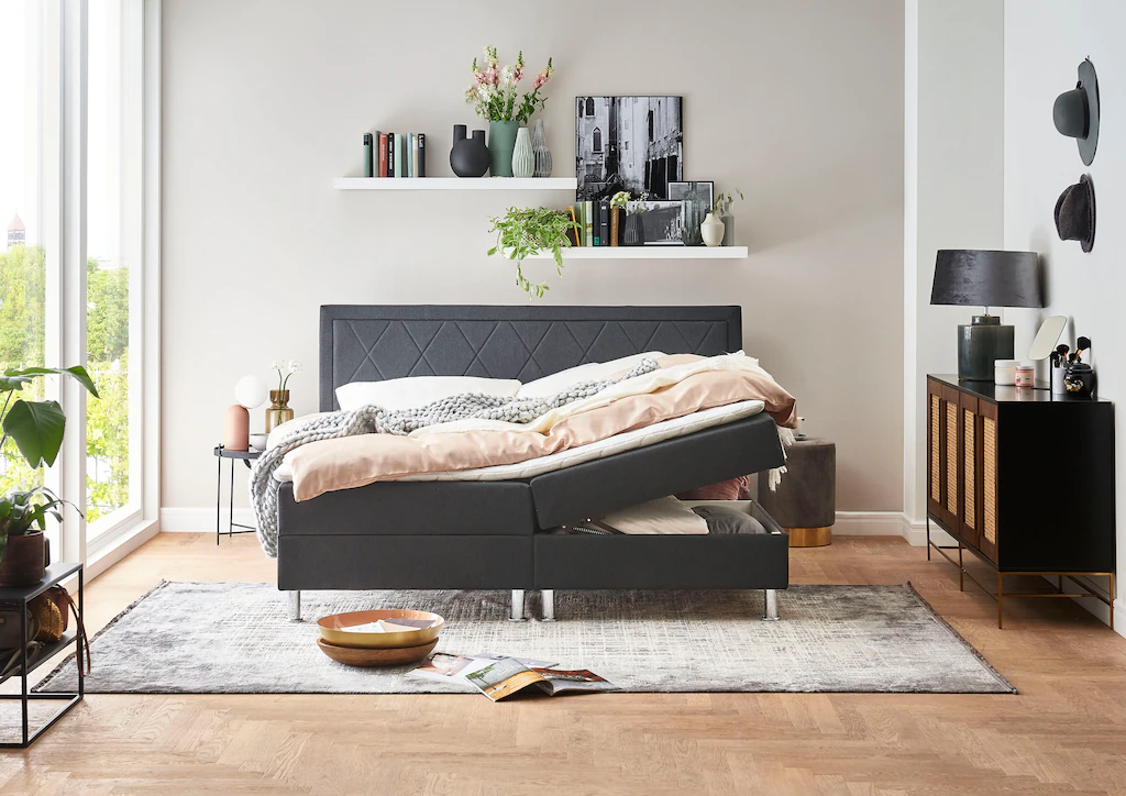 ATLANTIC home collection Boxbett "Helen", Tonnentaschenfederkern-Matratze u günstig online kaufen