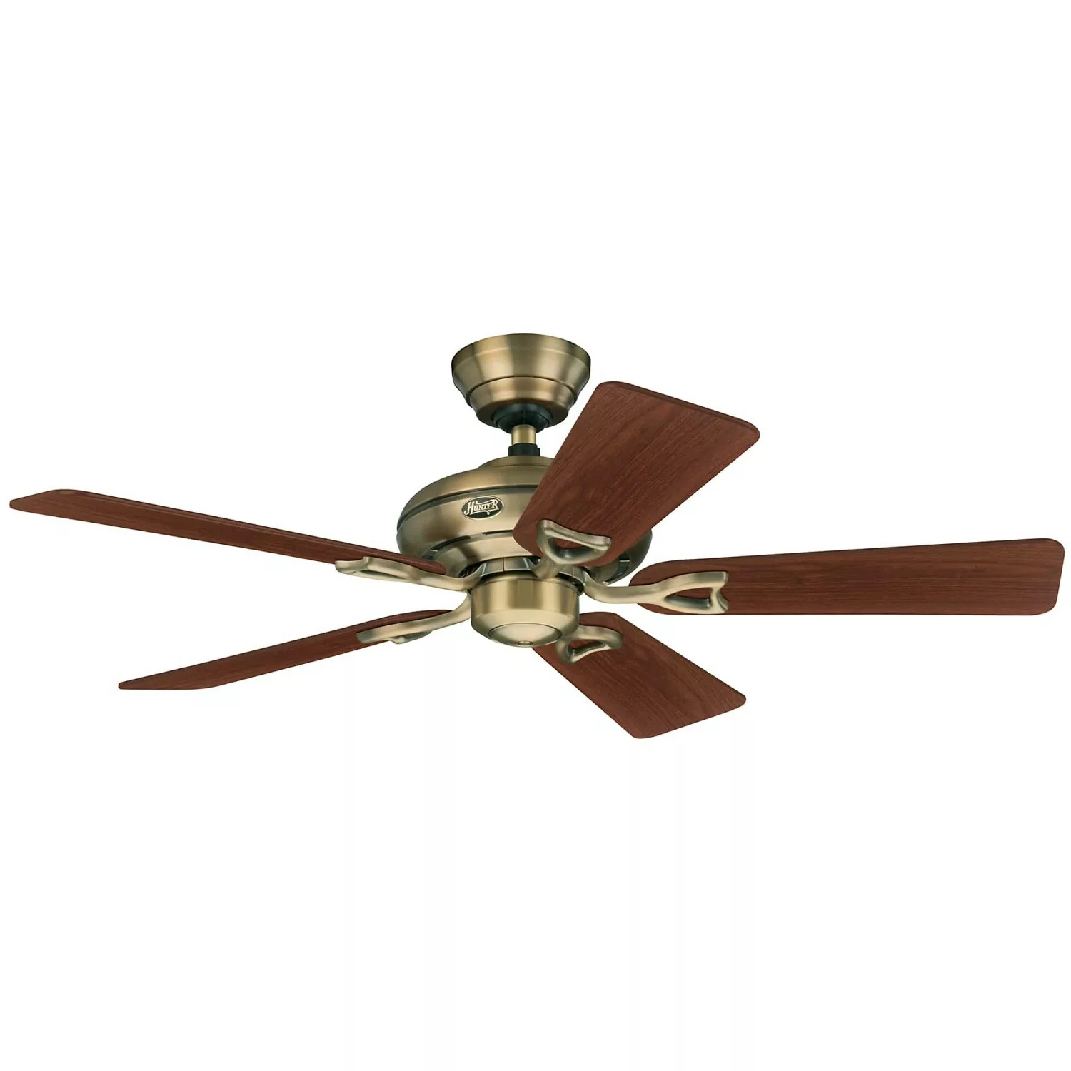 HUNTER FANS Deckenventilator Hunter Seville II 112 cm Messing Antik mit Zug günstig online kaufen