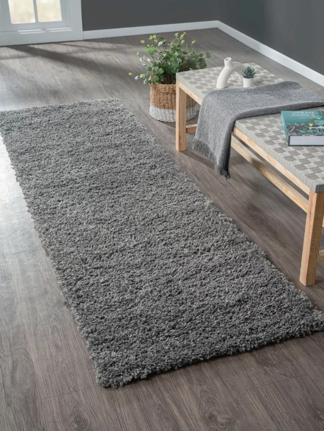 Myflair Möbel & Accessoires Hochflor-Läufer »My Shaggy«, rechteckig, 37 mm günstig online kaufen