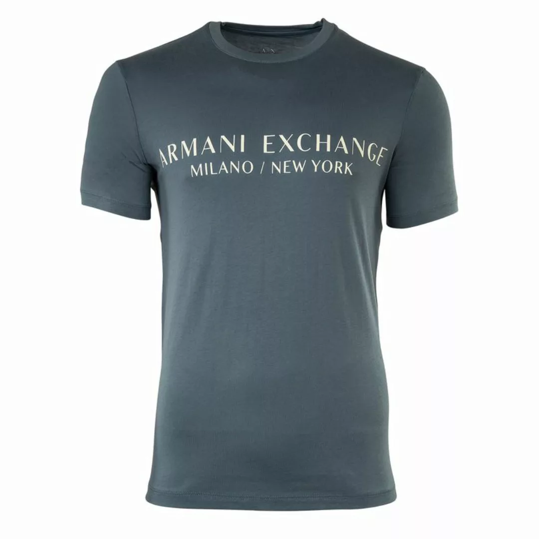 A|X ARMANI EXCHANGE Herren T-Shirt - Schriftzug, Rundhals, Cotton Stretch günstig online kaufen