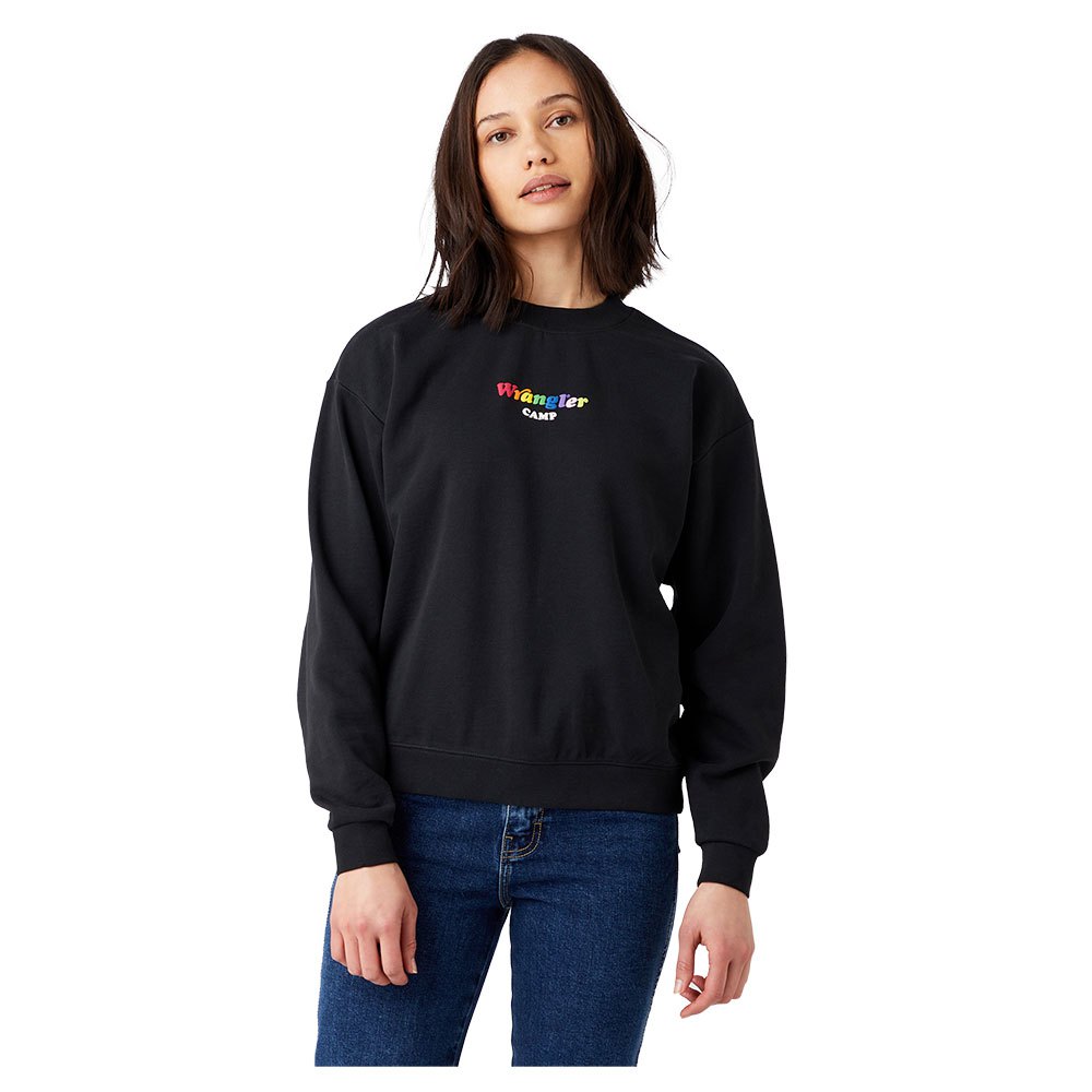 Wrangler Retro Pullover M Faded Black günstig online kaufen