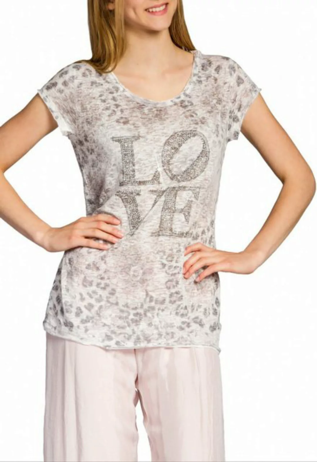 Caspar T-Shirt SRT019 Damen Baumwoll Shirt günstig online kaufen
