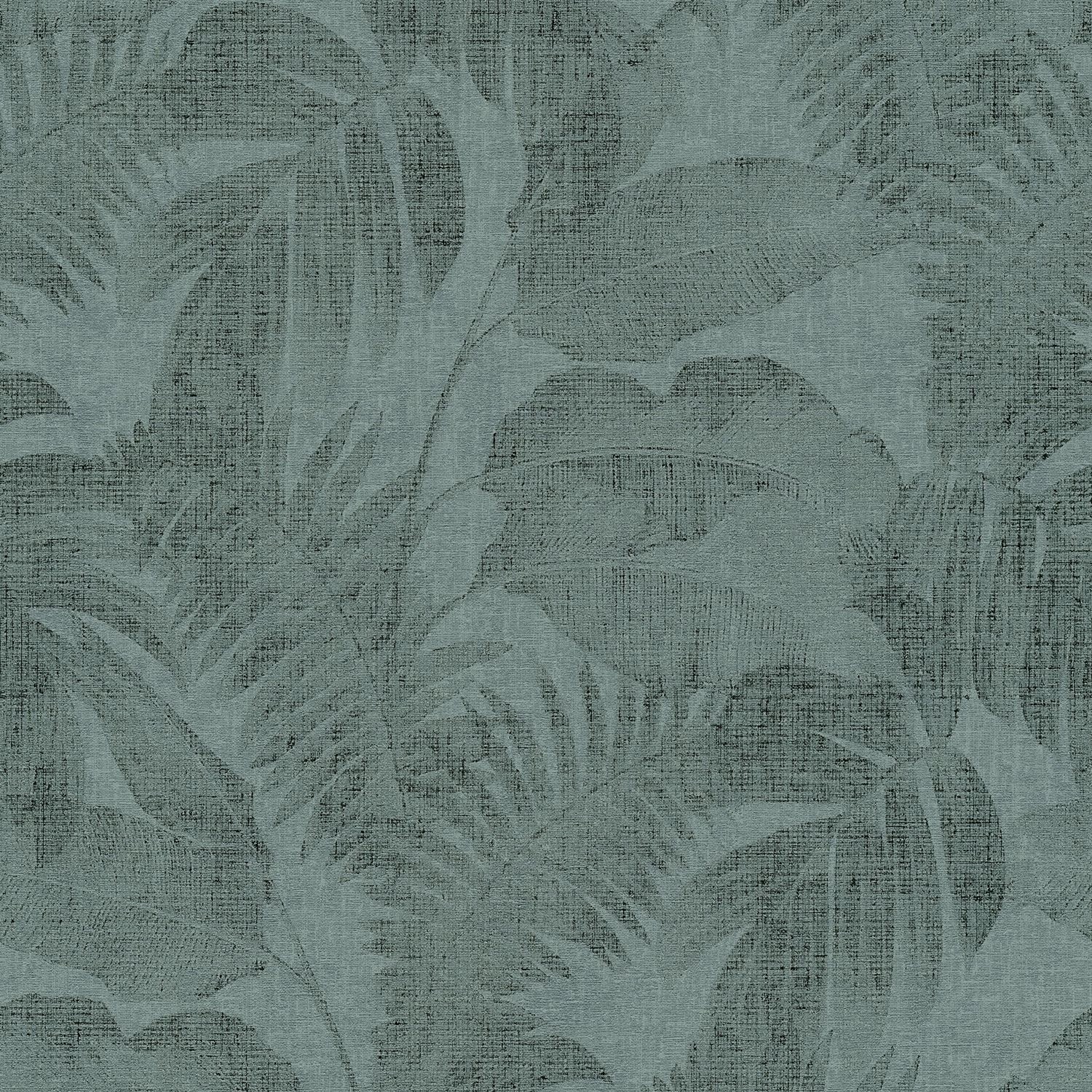 PROFHOME 373963-GU Natur Tapete Floral Matt Grün 0,53 m x 10,05 m 5,33 m2 G günstig online kaufen