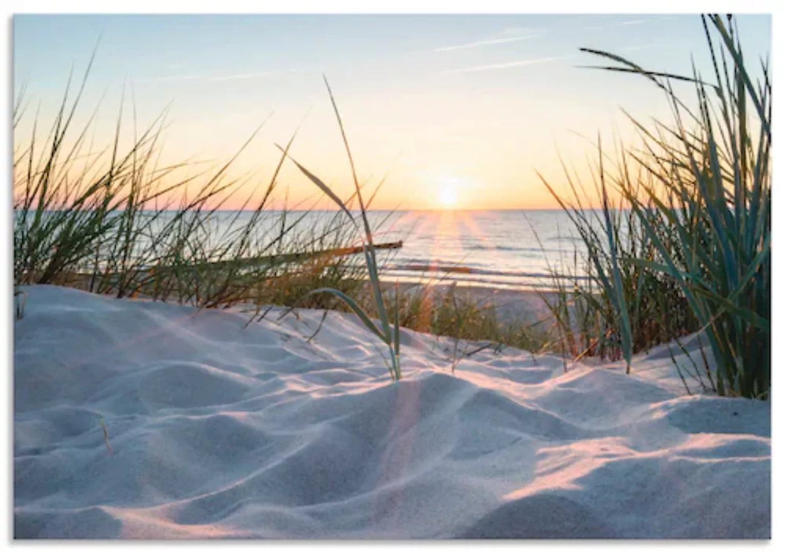 Artland Wandbild "Ostseestrand", Strand, (1 St.), als Alubild, Outdoorbild, günstig online kaufen