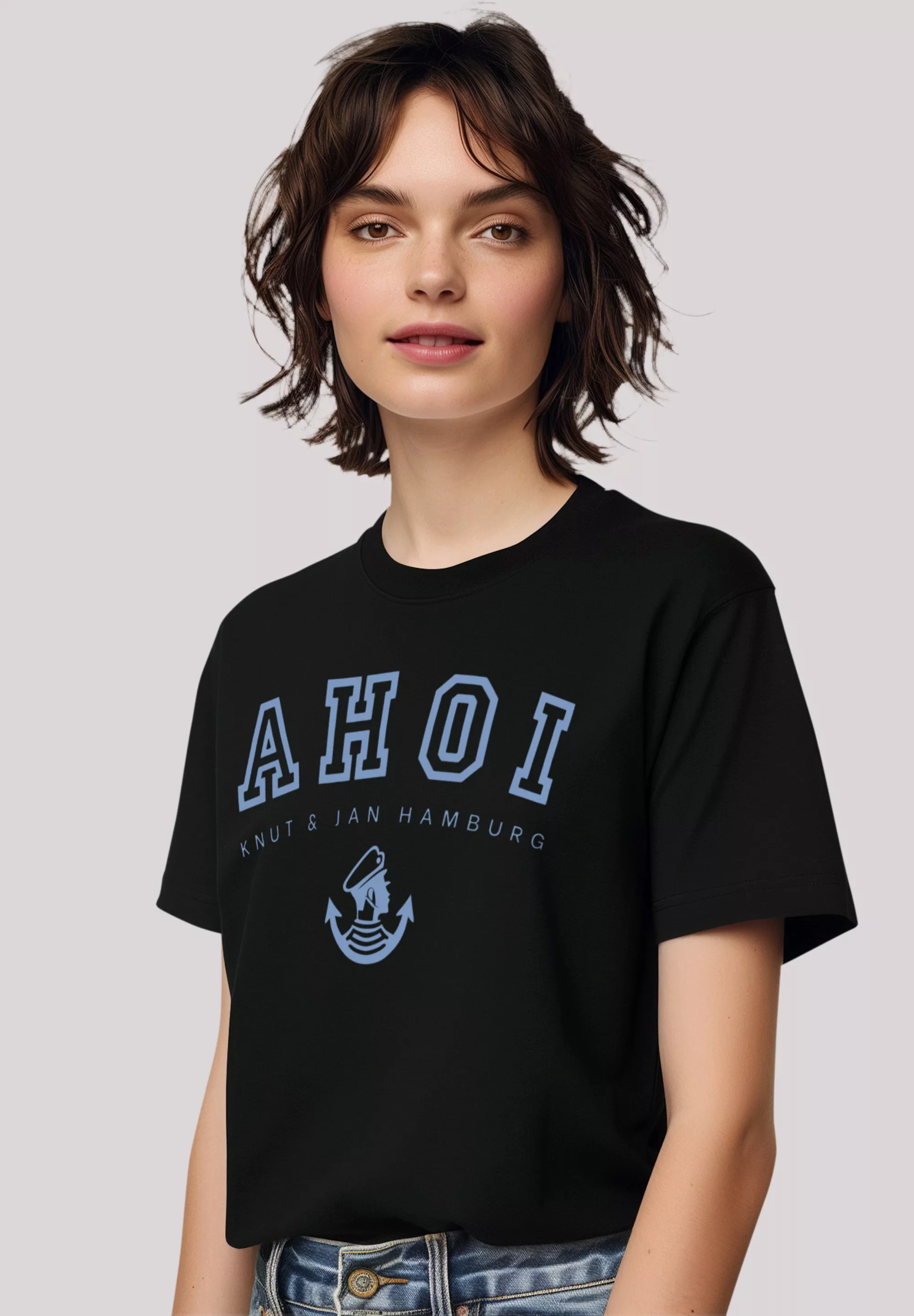 F4NT4STIC T-Shirt "Ahoi Knut & Jan Hamburg", Premium Qualität günstig online kaufen