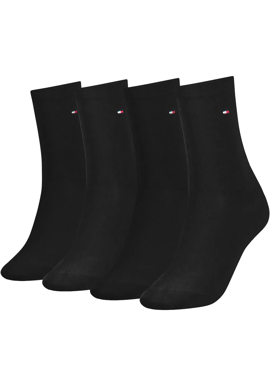 Tommy Hilfiger Socken "TH WOMEN 4P SOCK ECOM", (4 Paar), mit Logostickerei günstig online kaufen