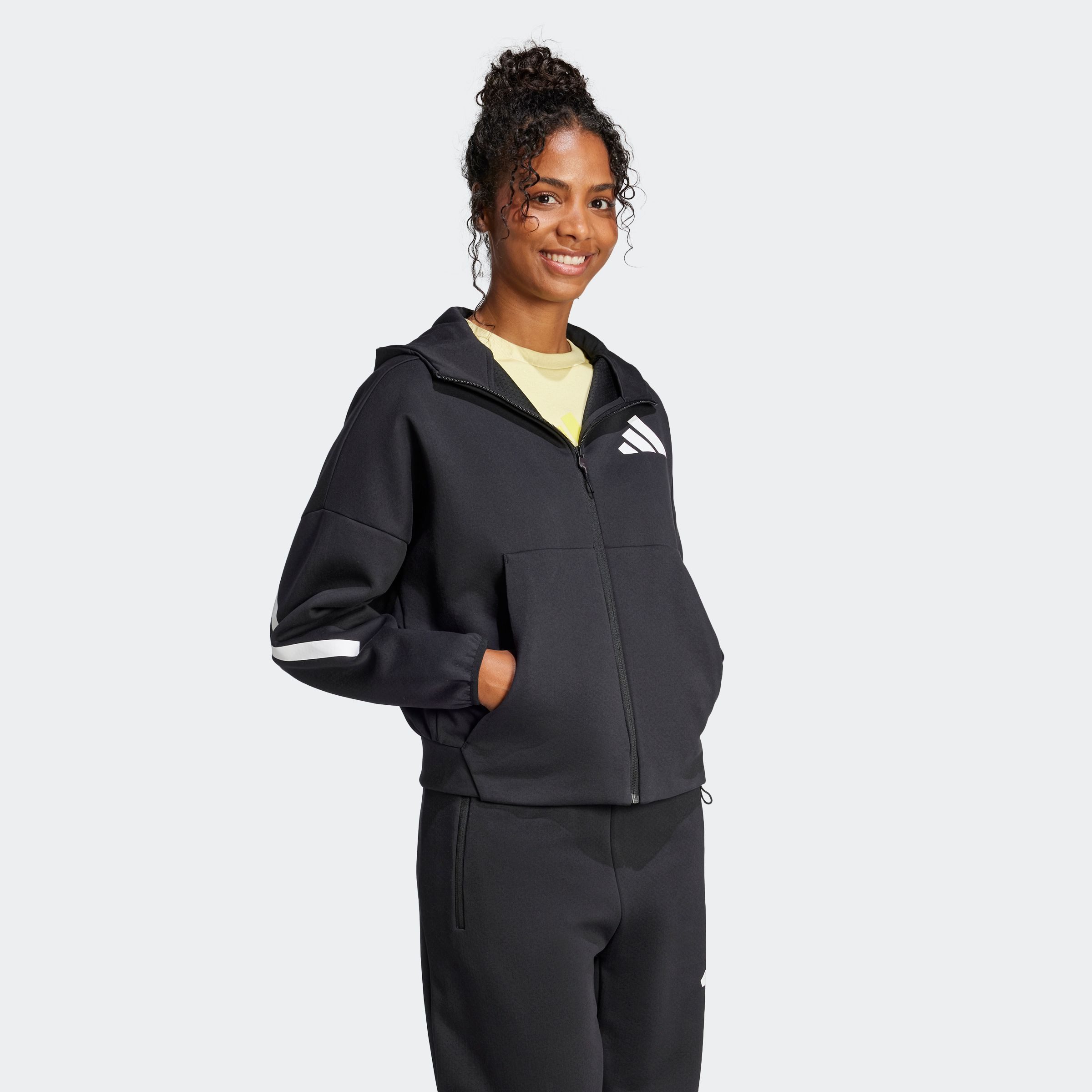 adidas Sportswear Kapuzensweatshirt W Z.N.E. FZ günstig online kaufen