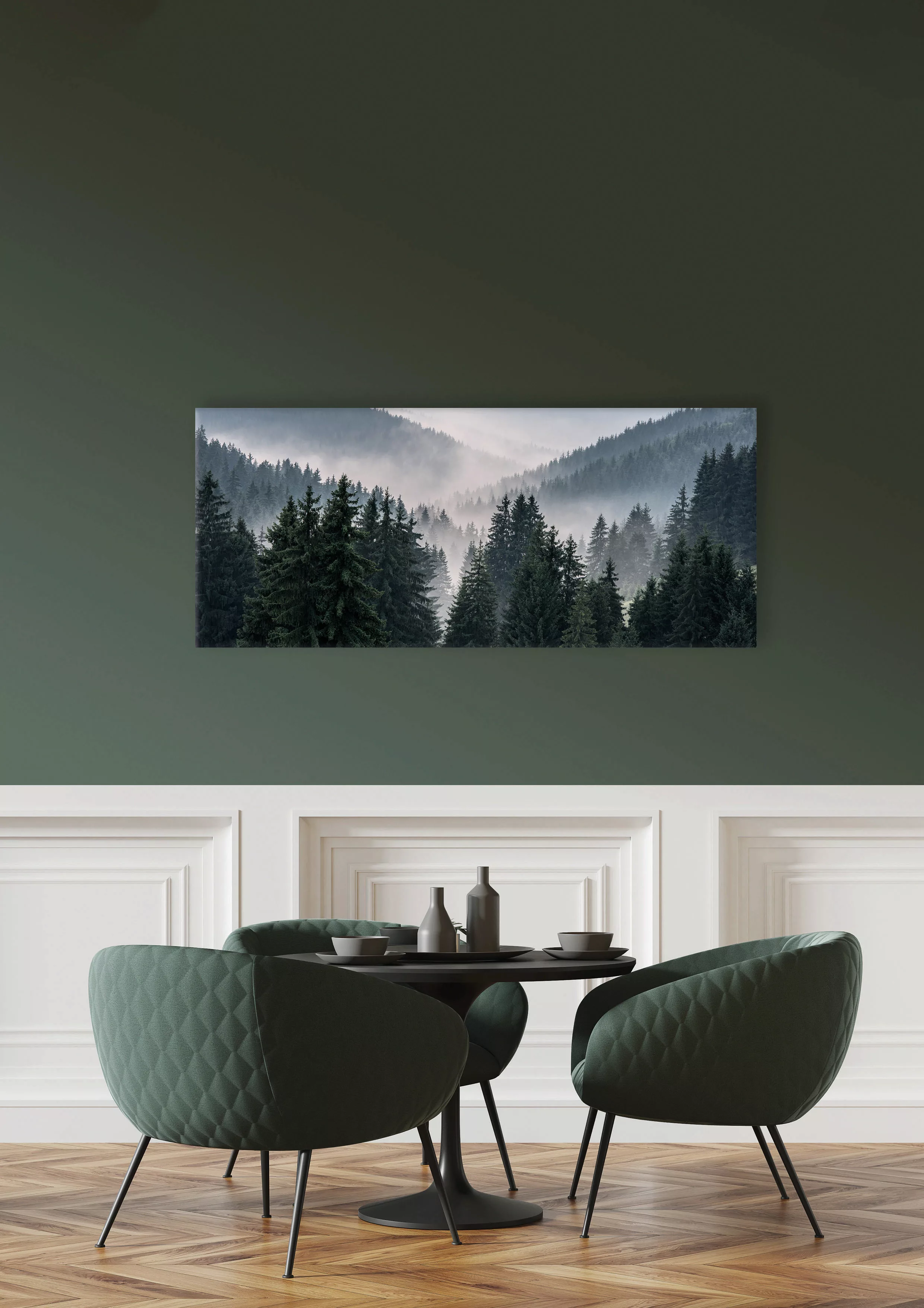 Bönninghoff Keilrahmenbild Wald B/H/L: ca. 60x2,3x140 cm günstig online kaufen