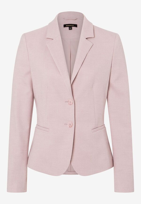 Struktur-Blazer, sorbet rose, Frühjahrs-Kollektion günstig online kaufen