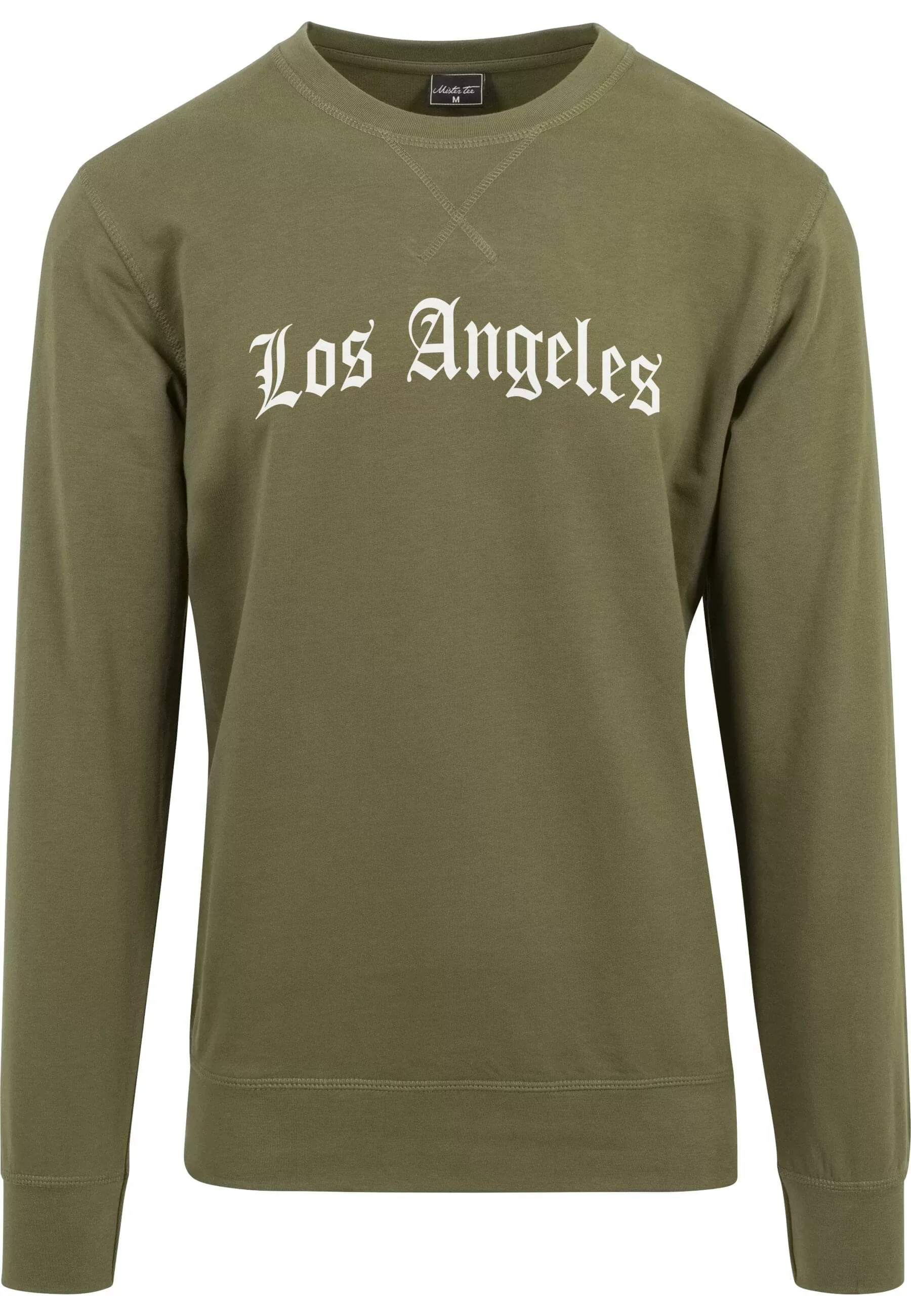 MisterTee Rundhalspullover "MisterTee Herren Los Angeles Wording Crewneck" günstig online kaufen