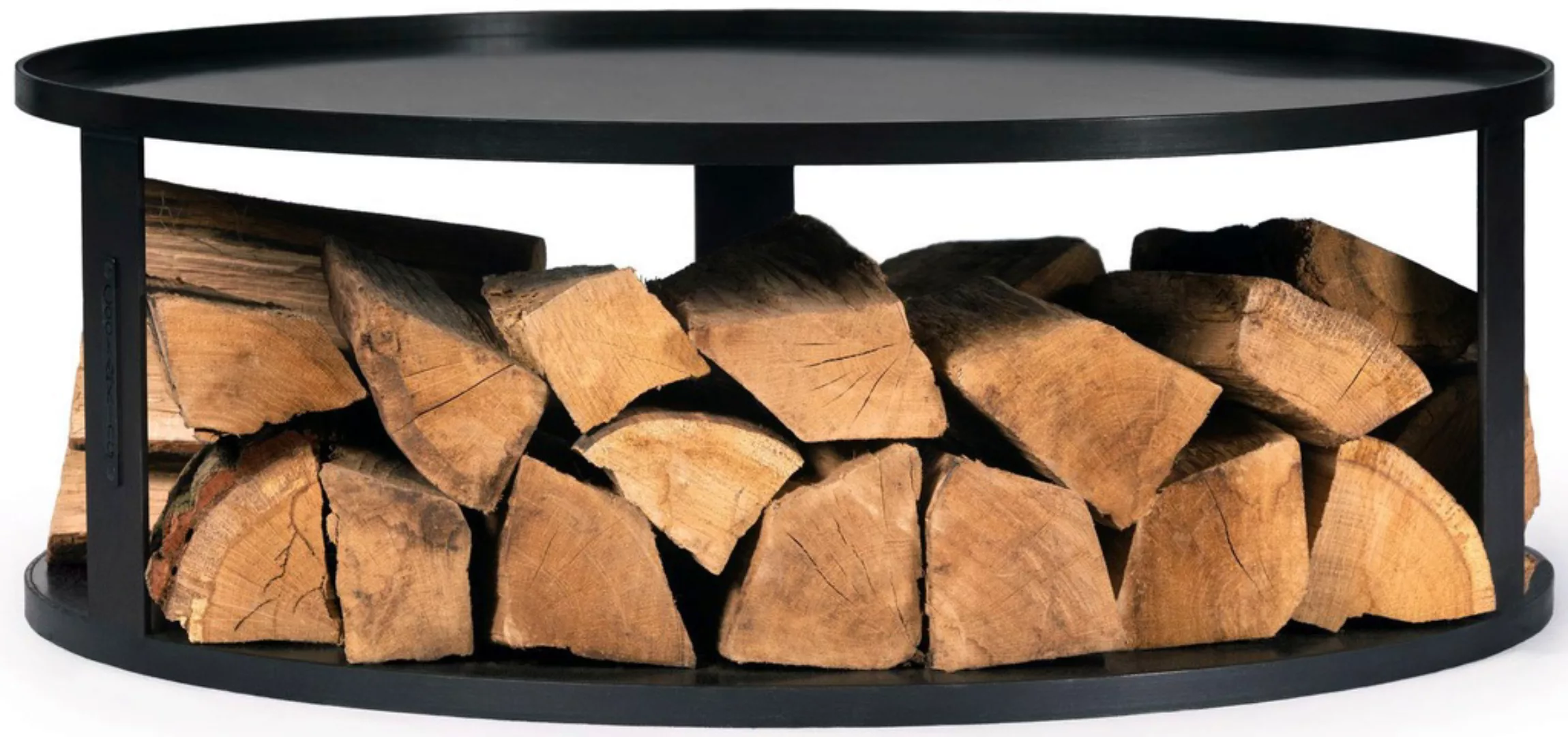 CookKing Bodenschutzplatte "Feuerschalenbasis & Holzlager 62", Ø 62 cm günstig online kaufen