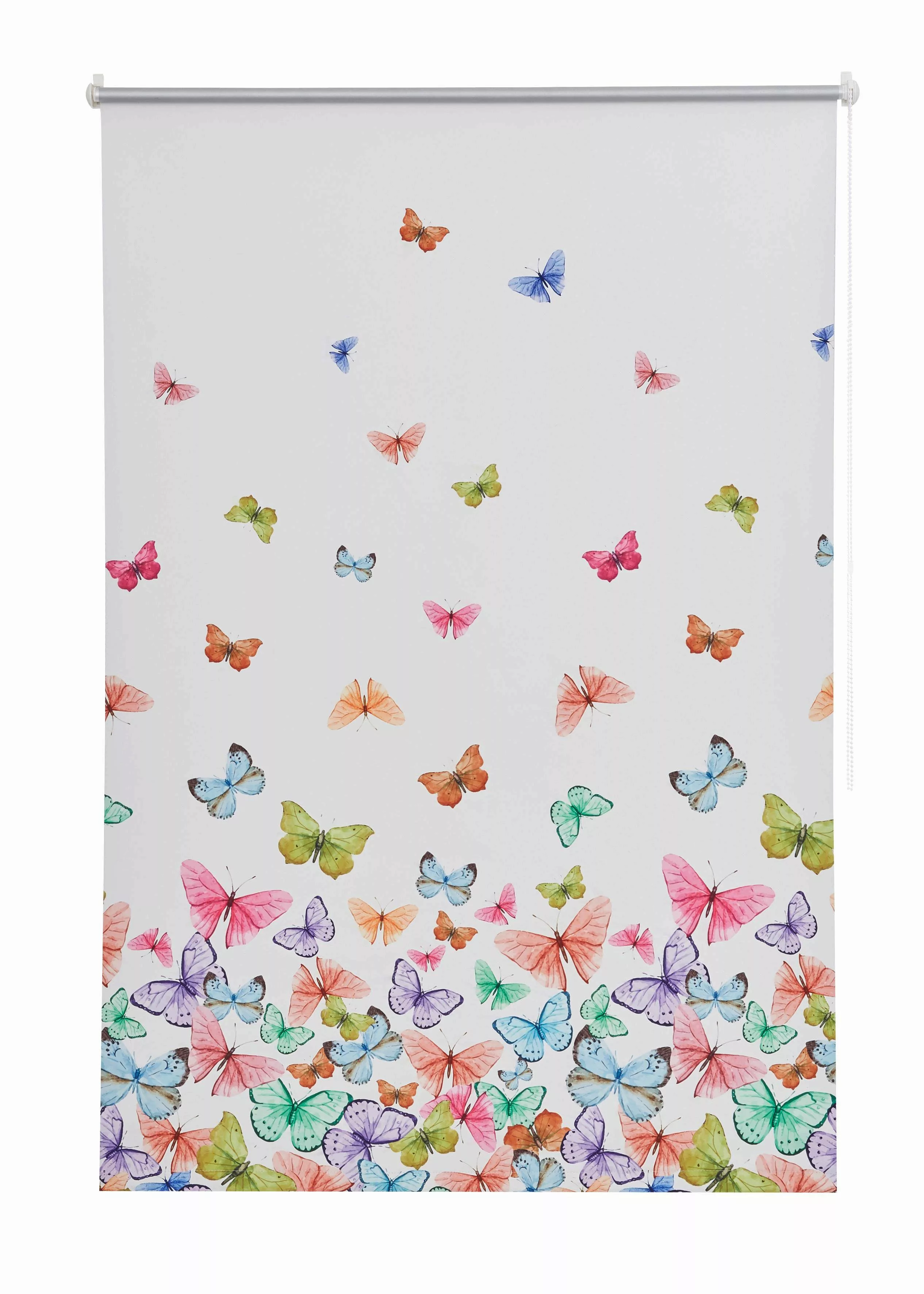 Seitenzugrollo Butterfly, Home affaire, verdunkelnd, ohne günstig online kaufen
