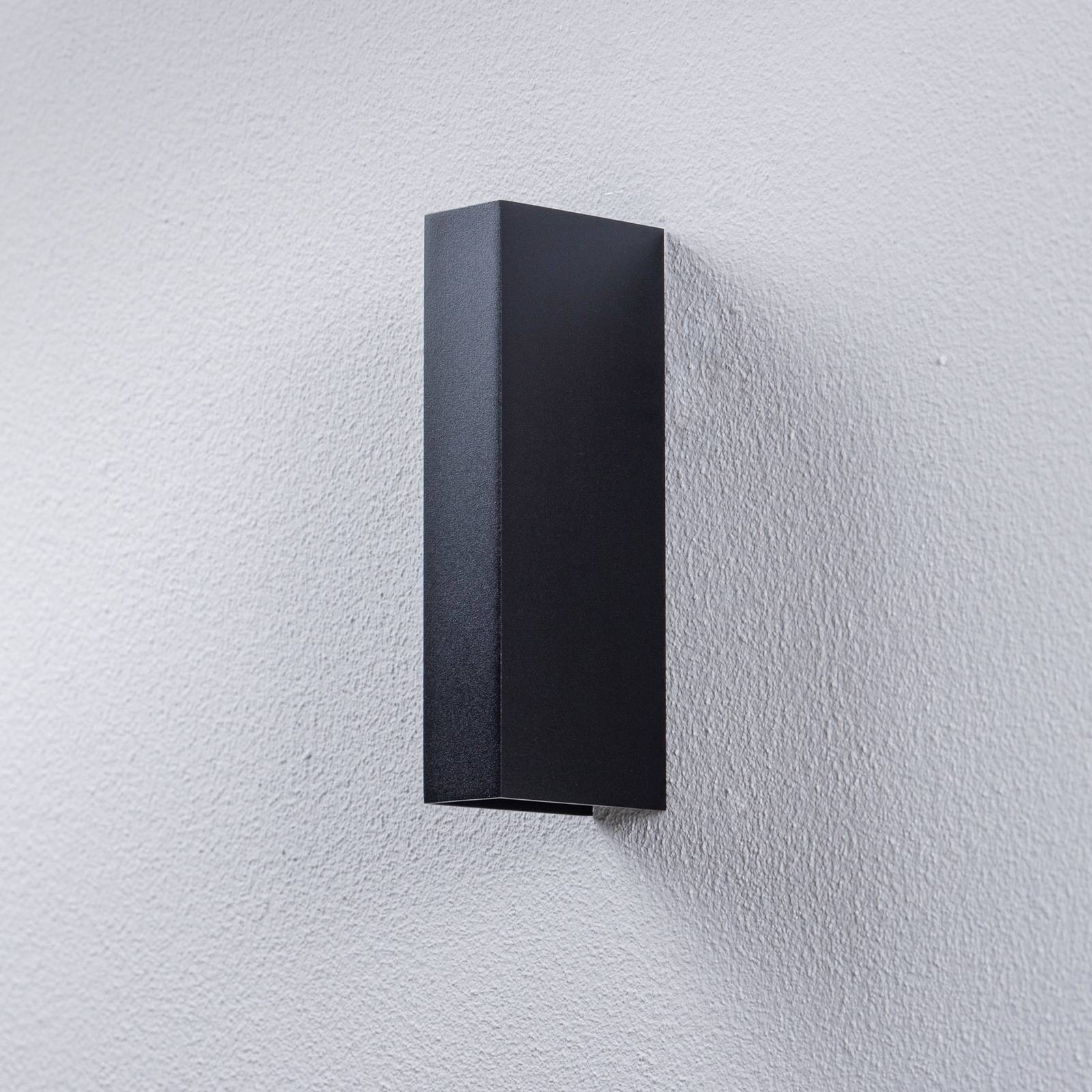 Arcchio Brinja LED-Außenwandlampe, schwarz, Aluminium, IP65 günstig online kaufen