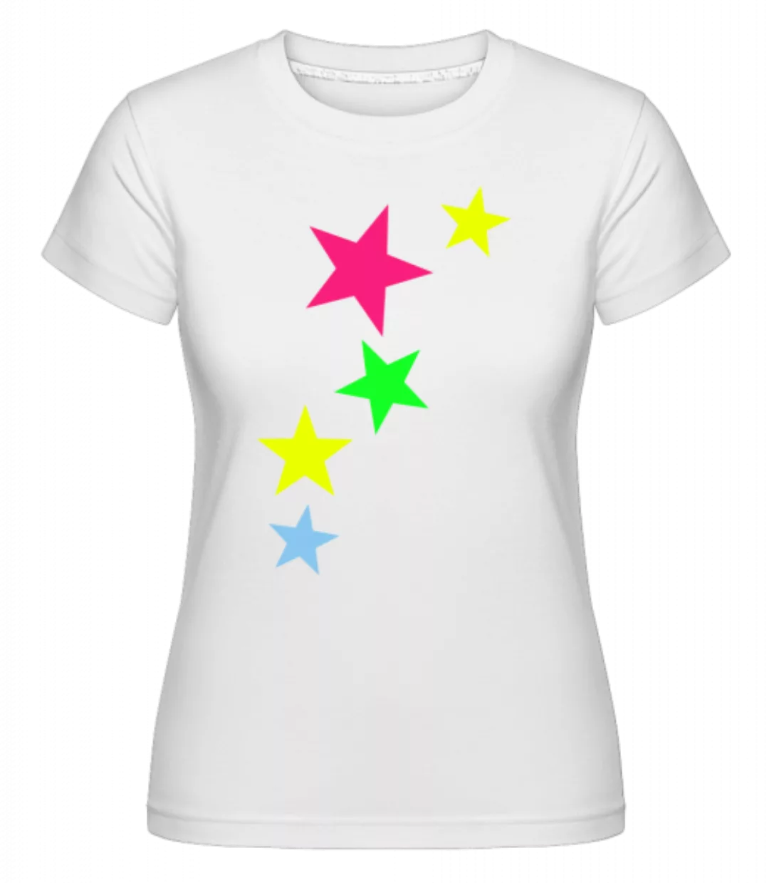 Bunte Sterne · Shirtinator Frauen T-Shirt günstig online kaufen