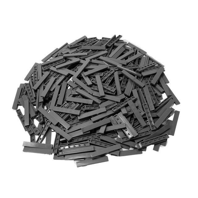 LEGO® Spielbausteine LEGO® 1x6 Fliesen Dunkelgrau - Dark Bluish Grey 6636 - günstig online kaufen