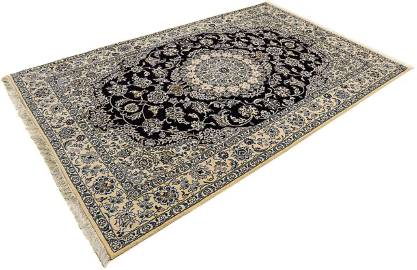 morgenland Orientteppich »Perser - Nain - Royal - 246 x 154 cm - dunkelblau günstig online kaufen