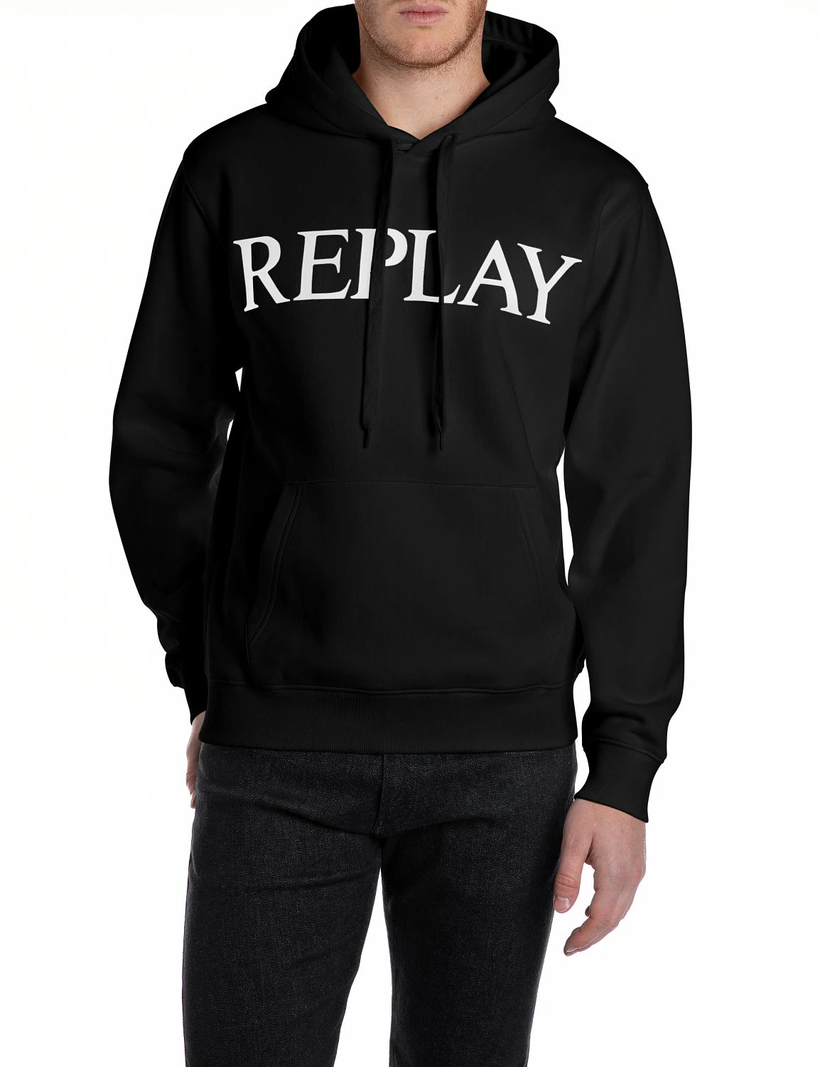 Replay Kapuzensweatshirt, mit großem Markenprint vorn günstig online kaufen