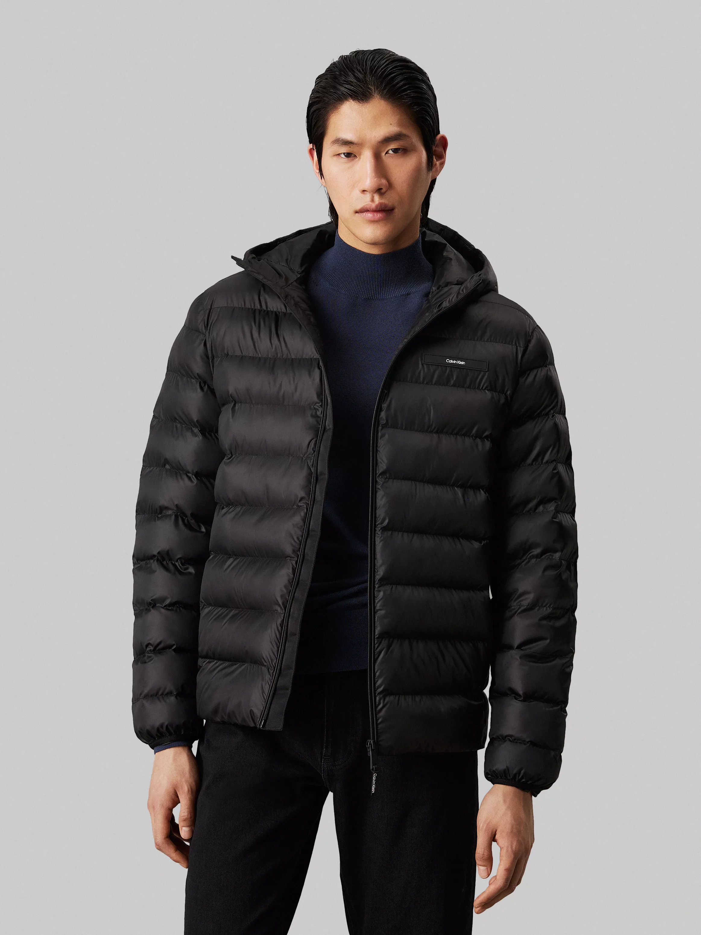 Calvin Klein Outdoorjacke "RECYCLED HOODED PUFFER JACKET", mit Kapuze, mit günstig online kaufen