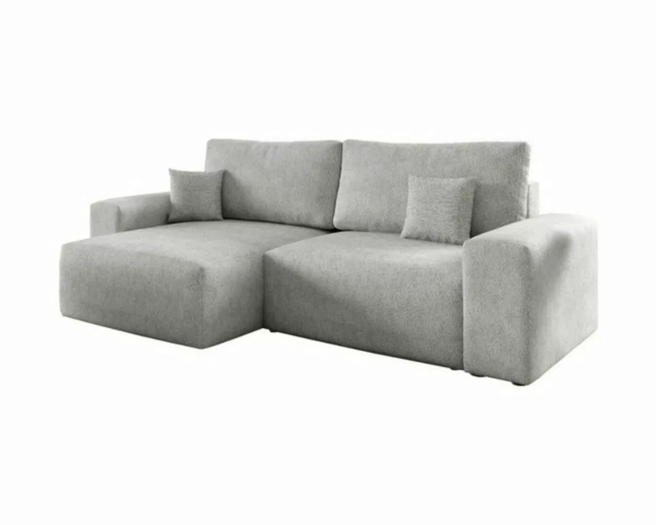 Deine Möbel 24 Wohnlandschaft MILKY 255 cm breit Ecksofa Sofa Wohnzimmer L- günstig online kaufen