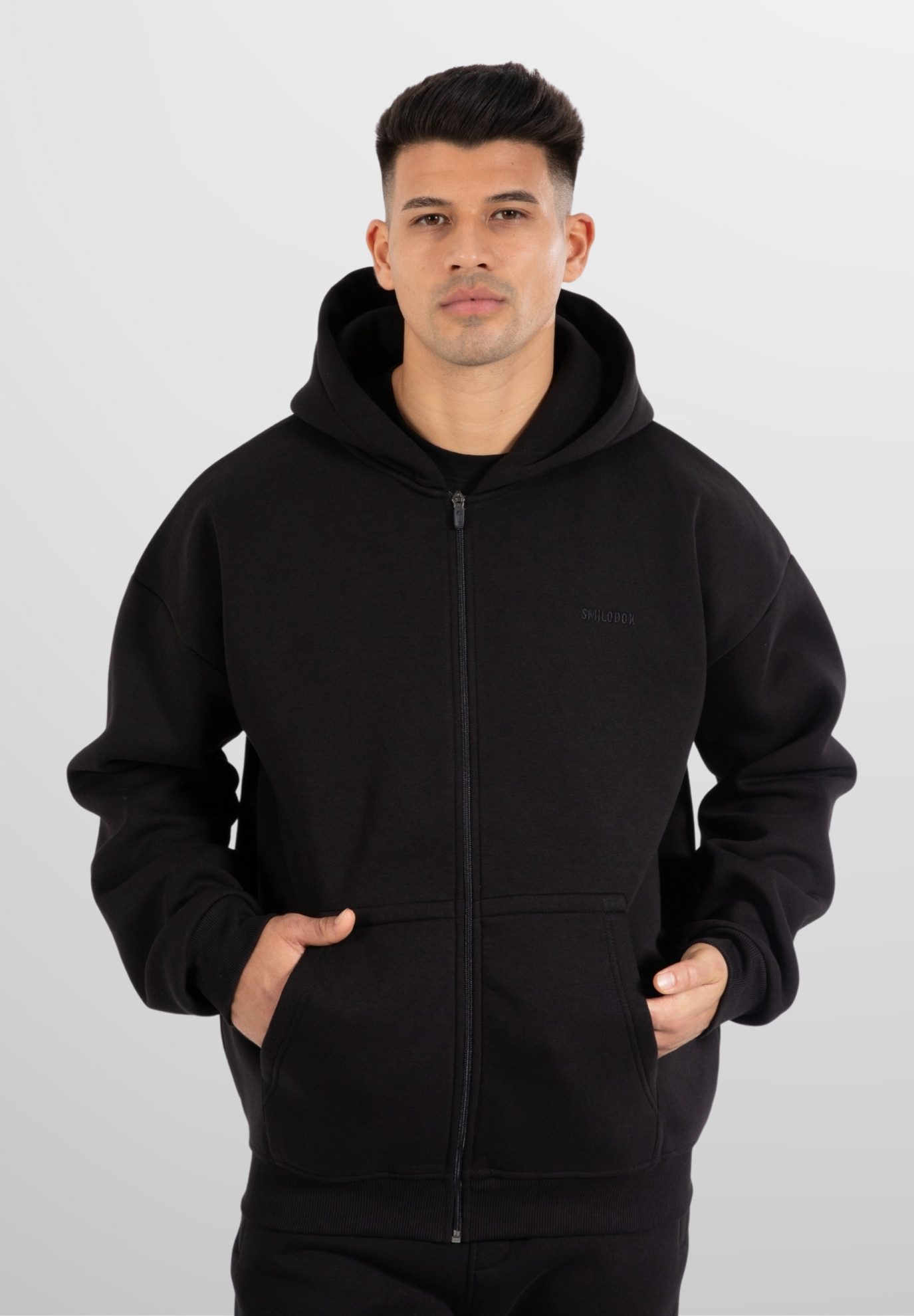 Smilodox Kapuzensweatjacke Marin, Zip Hoodie Oversize günstig online kaufen