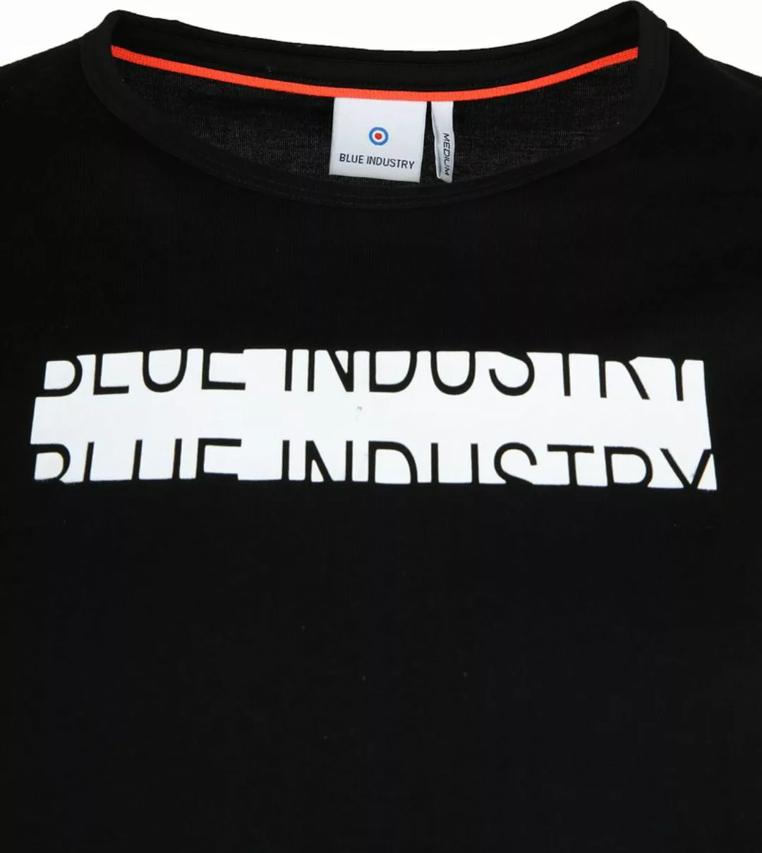 Blue Industry T-Shirt Logo Schwarz - Größe S günstig online kaufen