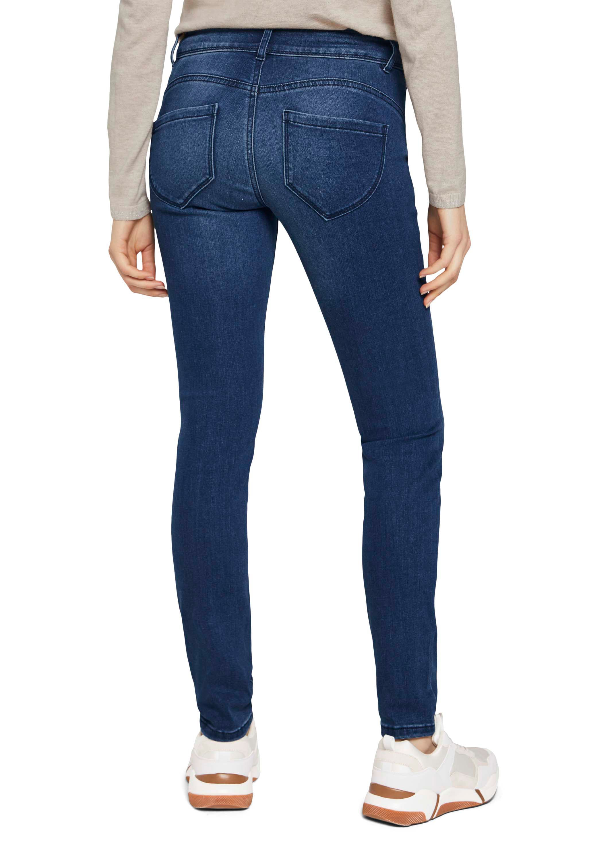 Tom Tailor Damen Jeans ALEXA - Skinny Fit - Blau - Dark Stone Wash Denim günstig online kaufen