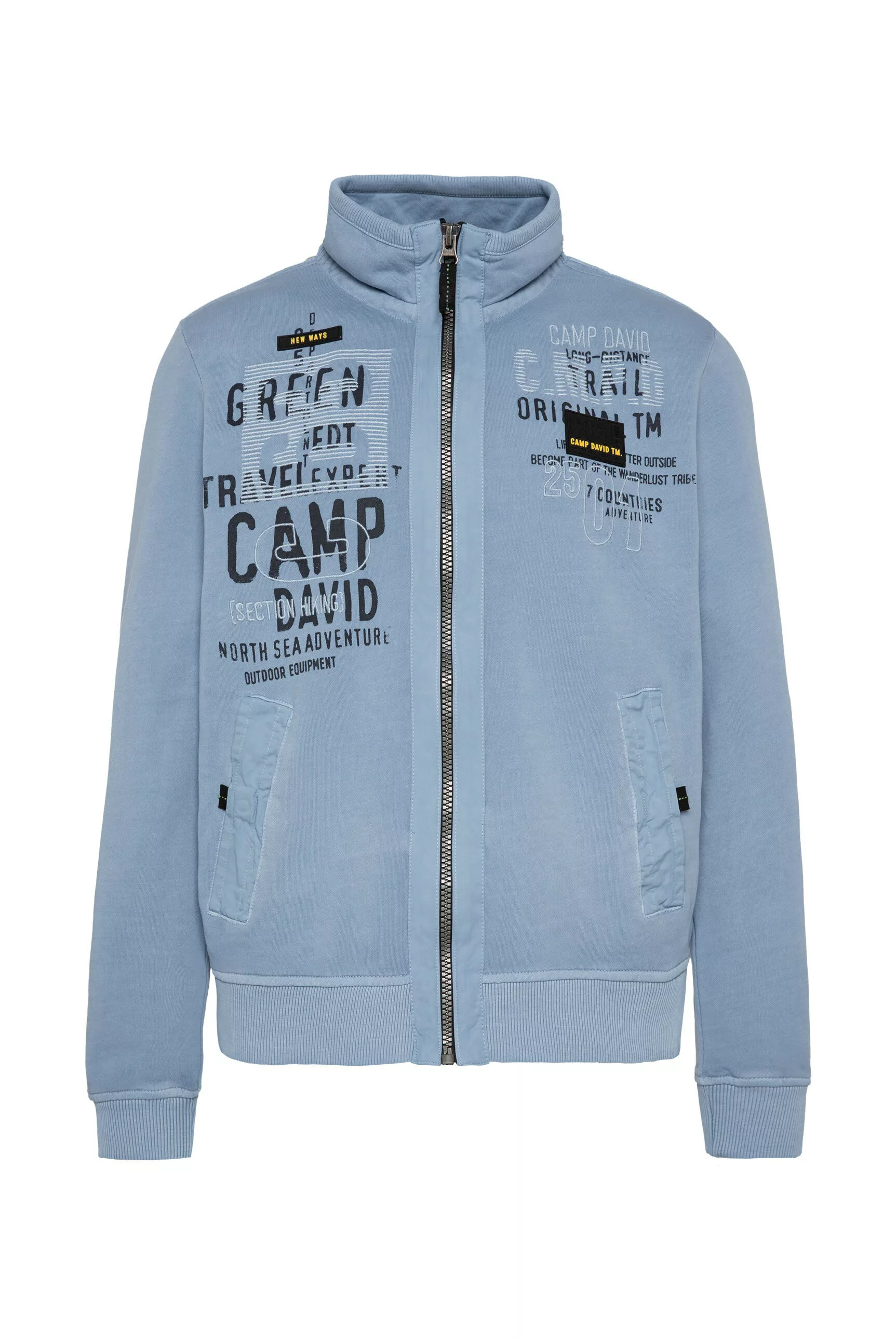 CAMP DAVID Sweatjacke, mit Stehkragen günstig online kaufen