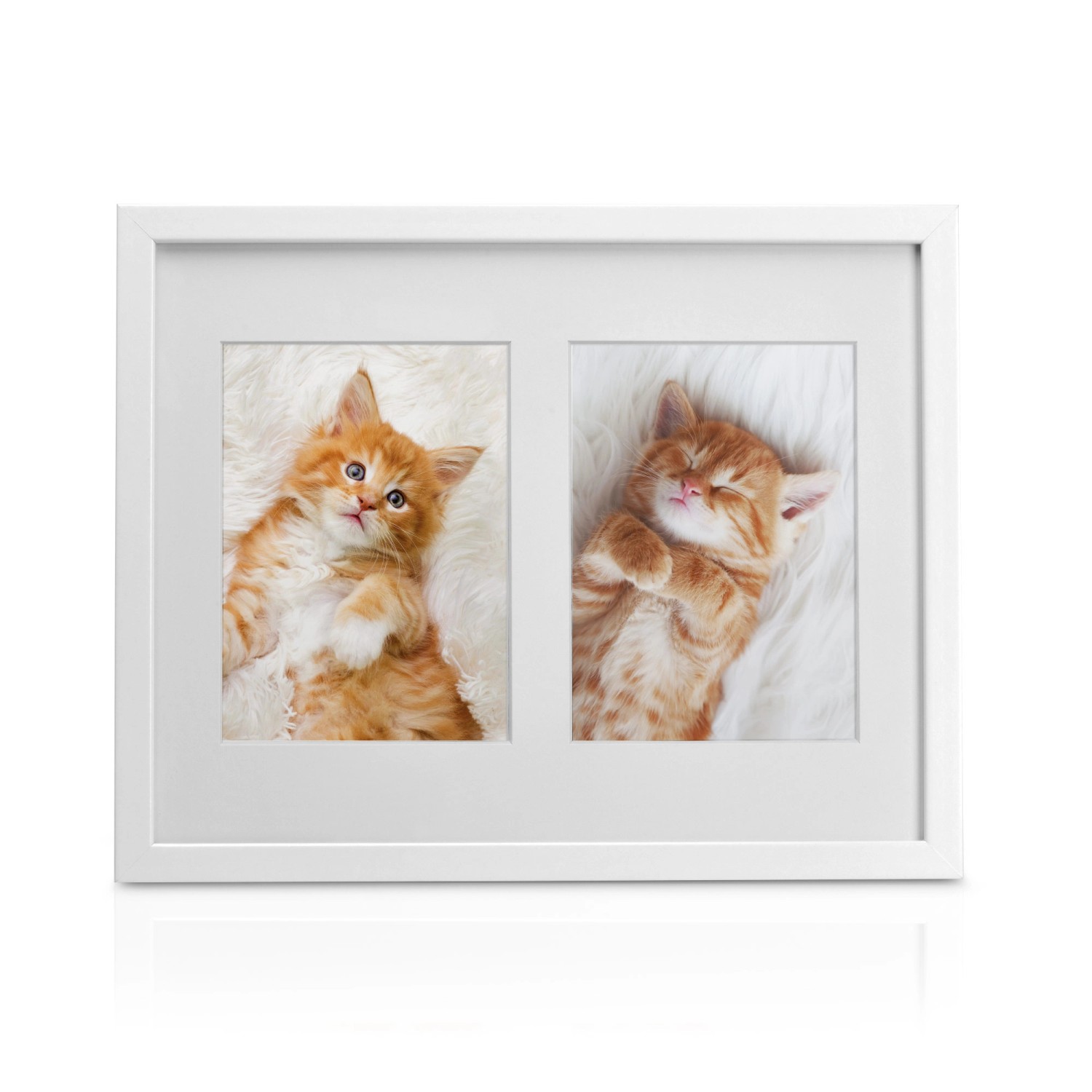 Bomoe Galeria Bilderrahmen 2 Bilder 13x18cm Weiß günstig online kaufen