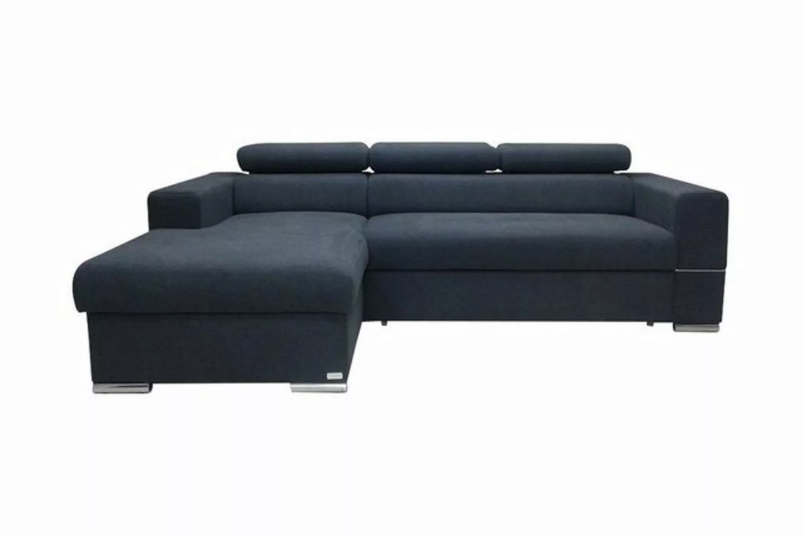 JVmoebel Ecksofa, L-Form Ecksofa Couch Design Polster Modern Textil Bettfun günstig online kaufen