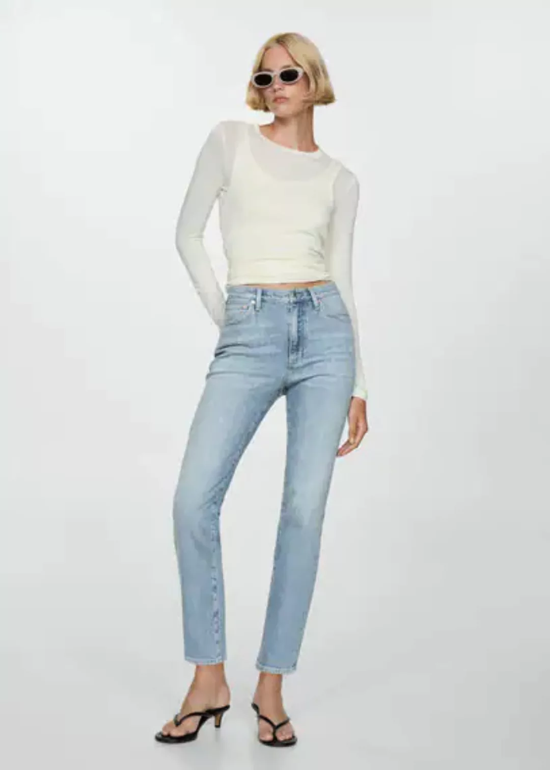 Slim-Jeans in Cropped-Länge Claudia günstig online kaufen