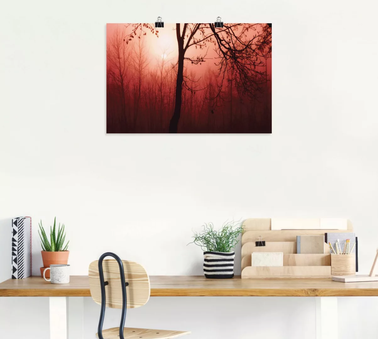 Artland Wandbild "Symphonie", Wald, (1 St.), als Leinwandbild, Poster in ve günstig online kaufen