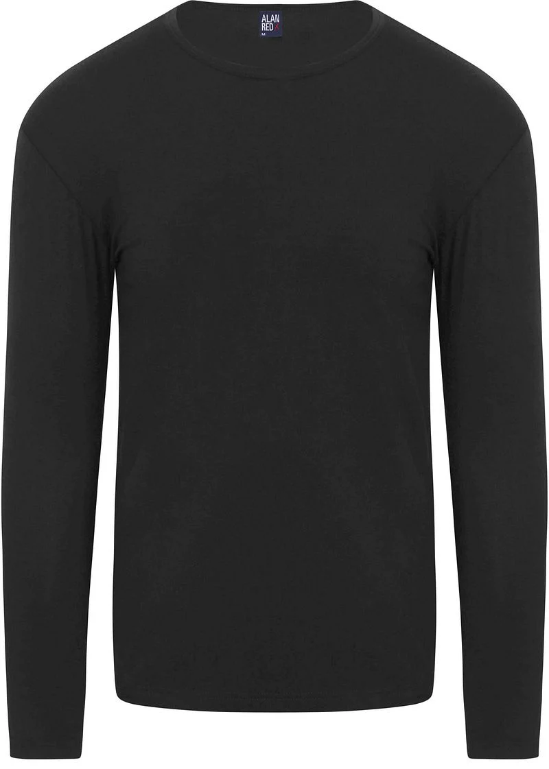 Alan Red Olbia Longsleeve T-shirt Schwarz - Größe M günstig online kaufen