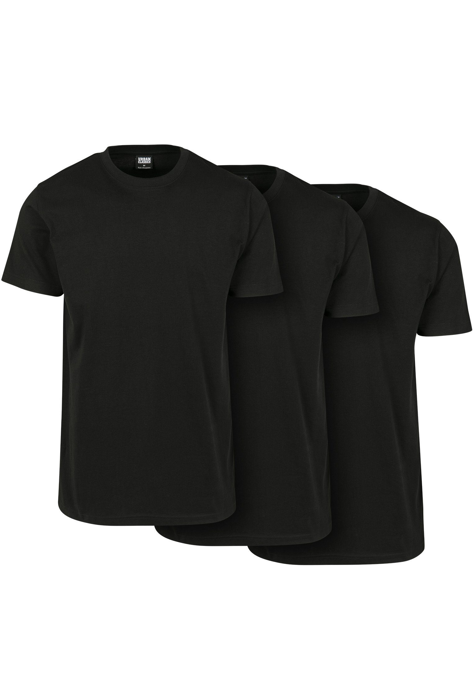 URBAN CLASSICS T-Shirt "Urban Classics Herren Basic Tee 3-Pack", (1 tlg.) günstig online kaufen