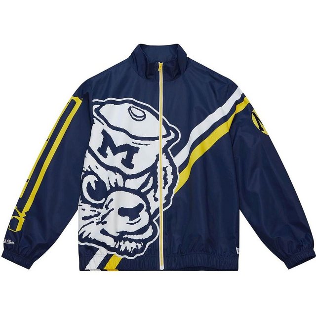 Mitchell & Ness Windbreaker Exploded Logo Up University of Michigan günstig online kaufen