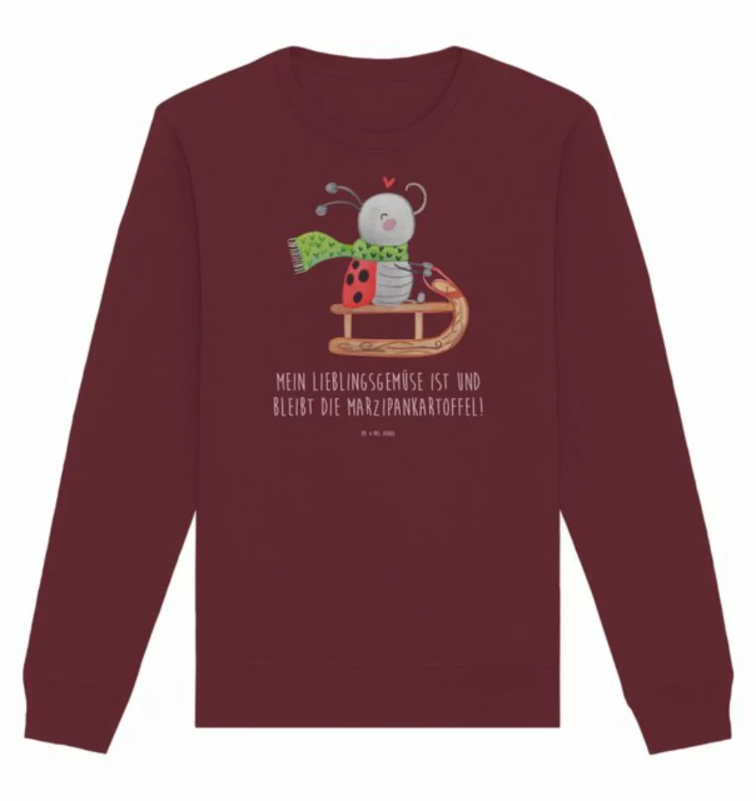 Mr. & Mrs. Panda Longpullover Smörle Rodeln Größe S - Burgundy - Geschenk, günstig online kaufen