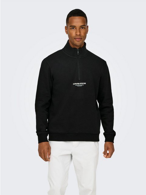 ONLY & SONS Sweatshirt ONSCURATED REG HALF ZIP SWEAT günstig online kaufen