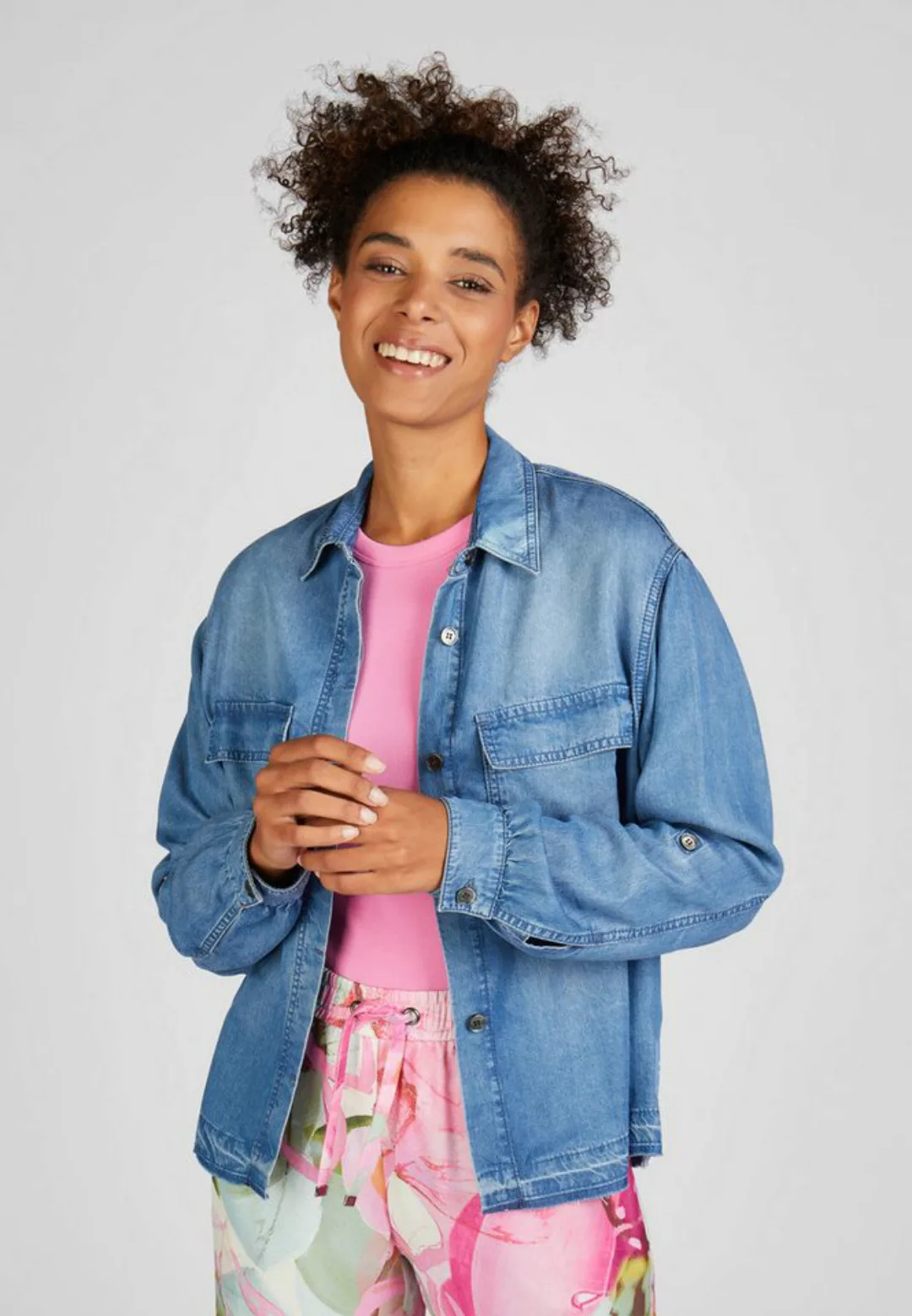 LeComte Hemdbluse "LeComte Leichte Jeansjacke" günstig online kaufen