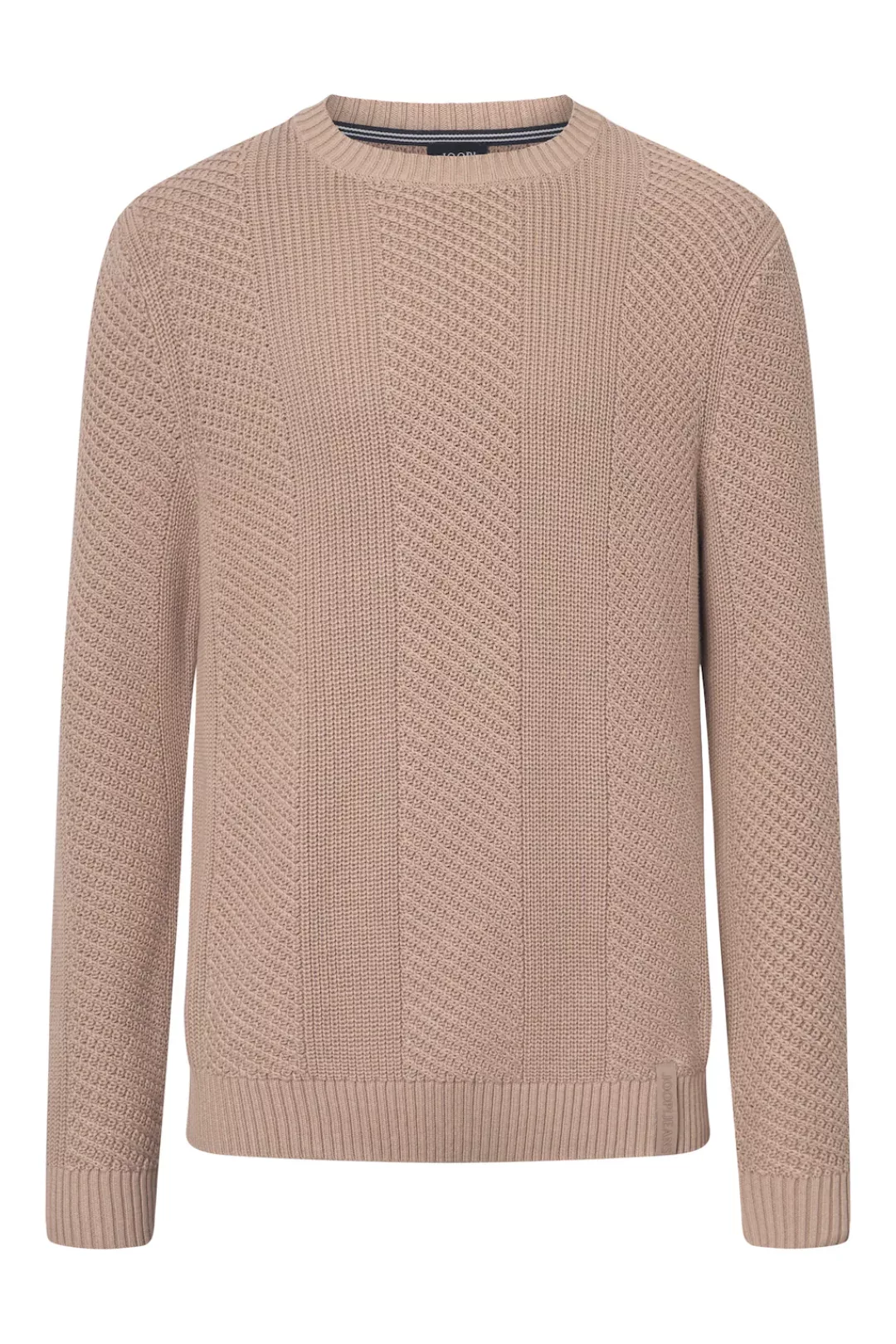 Joop Jeans Rundhalspullover "Silor", Elastischer Bund am Rumpf und Ärmel, w günstig online kaufen