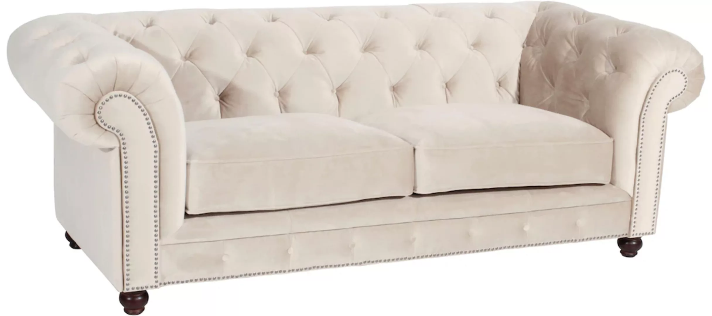 Max Winzer® Chesterfield-Sofa »Old England«, im Retrolook, Breite 218 cm günstig online kaufen